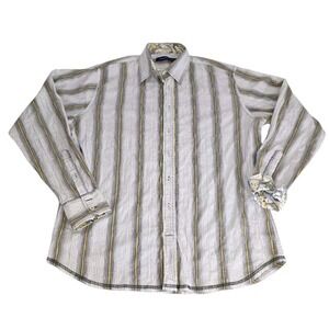 Georg Roth Los Angeles Mens Shirt Button Down‎ Size XL Roll up Sleeve Design